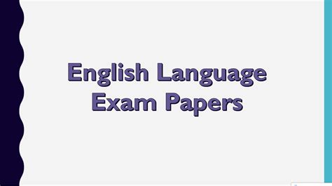 Image result for English Language Exam Tips