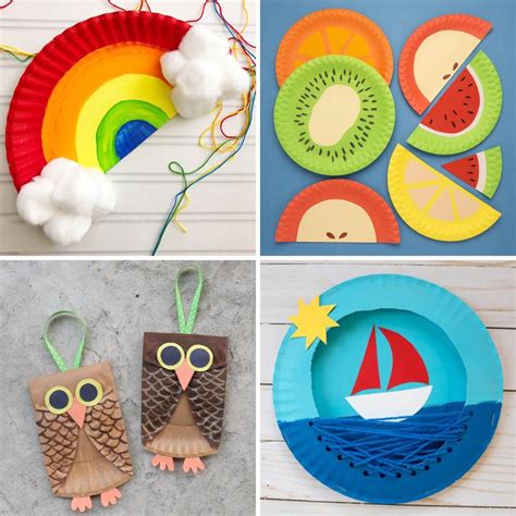 Paper Plate Art And Craft Ideas