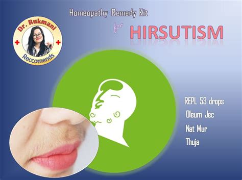 Dr. Rukmani's Hirsutism Homeopathy Kit - Natural Unwanted Hair Solution ...