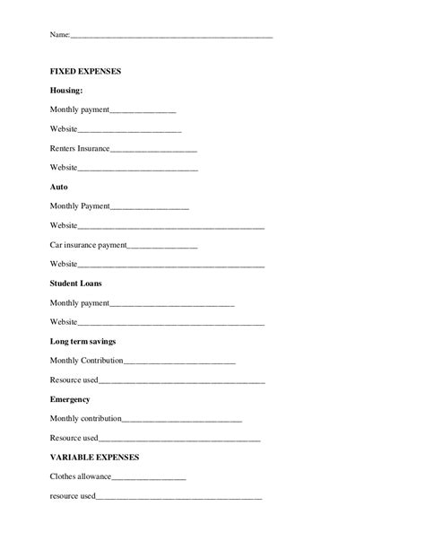 9+ Project Worksheet Examples to Download