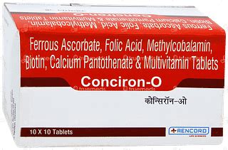 Conciron O Tablet 10 - Uses, Side Effects, Dosage, Price | Truemeds