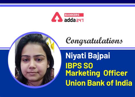 Success Story of Niyati Bajpai Selected as IBPS SO Marketing Officer in ...
