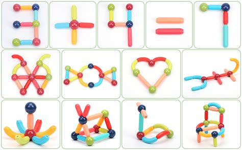 Buy TOYTASTIC Learning Boy Girls Toys Age 4-5,Magnetic Blocks Magnet ...