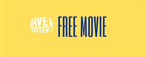 Free Movie Night at Dave and Busters, 2075 Diamond Blvd, Concord, 25 ...