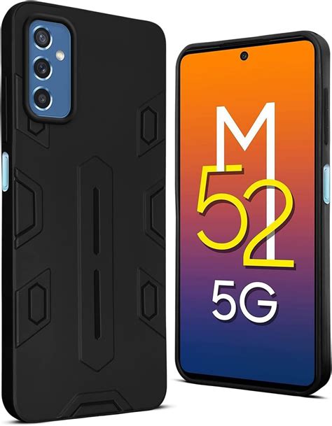 Jkobi Back Cover Case for Samsung Galaxy M52 5G (Military Armor Design ...