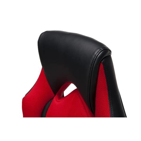 OFM Essentials by OFM Red Traditional Ergonomic Adjustable Height ...