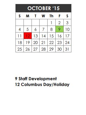Denton Creek Elementary School - School District Instructional Calendar ...