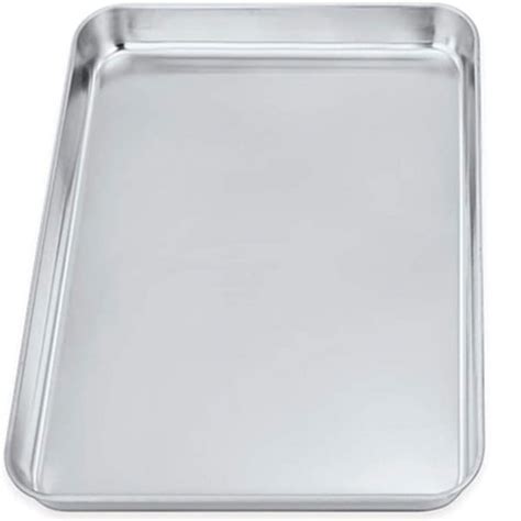 MODANU Medium Baking Sheet Stainless Steel Cookie Sheet Baking Pan ...