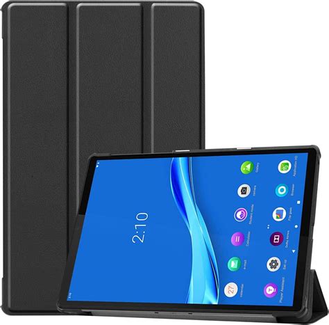 Robustrion Smart Trifold Hard Back Flip Stand Case Cover for Lenovo Tab ...