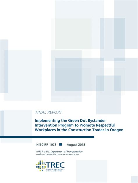 Fillable Online ppms trec pdx Implementing the Green Dot Bystander ...