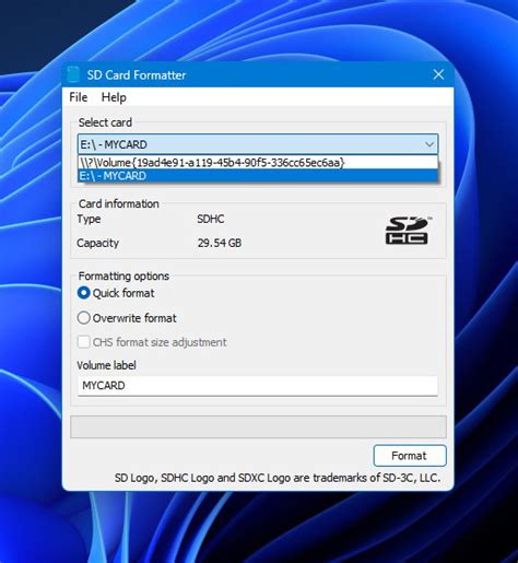 SD Card Format Problem 的图像结果