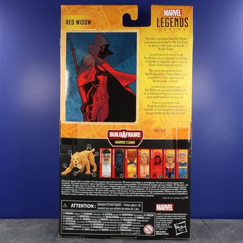 Marvel's Avengers Marvel Legends Red Widow (Marvel's Zabu Build-A ...