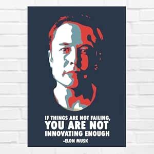 Good Hope Elon Musk Motivational quote Poster12x18 Inch for Room ...