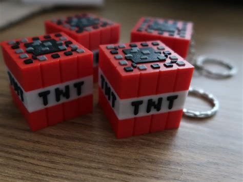 Image result for TNT Keychain Minecraft
