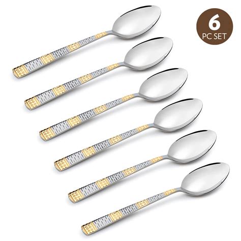 Borosil Gold Tea Spoon, Set of 6 at Best Price Online in India - Borosil