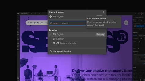 A faster way to find, add, and manage locales | Webflow Updates