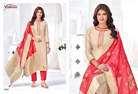 Vishnu Vyomika Vol 2 Gadwal Silk Designer Dress Material Collection