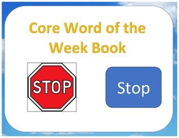 Image result for Video Using the Core Word Stop