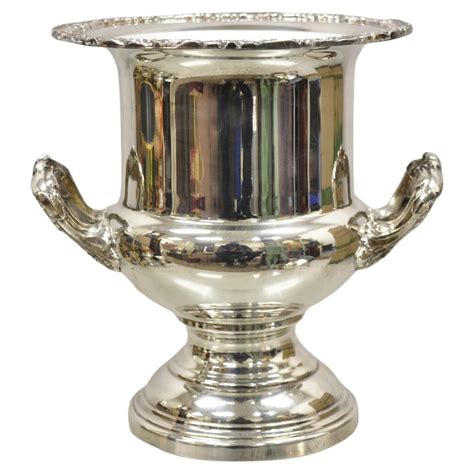 Vintage Oneida Silver Plated Victorian Style Wine Champagne Chiller Ice ...
