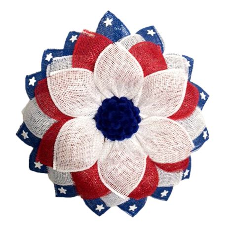 BrioBunch 4th ofJuly Decorations Wreath Independence Day Red White and ...