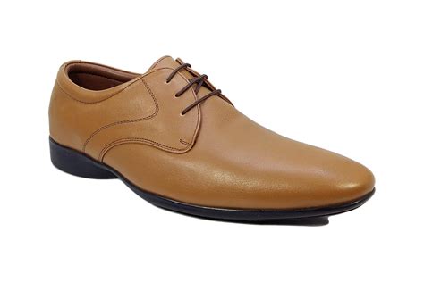 Buy egoss Men Tan Formal Shoes (S95) (UK 7/41) at Amazon.in