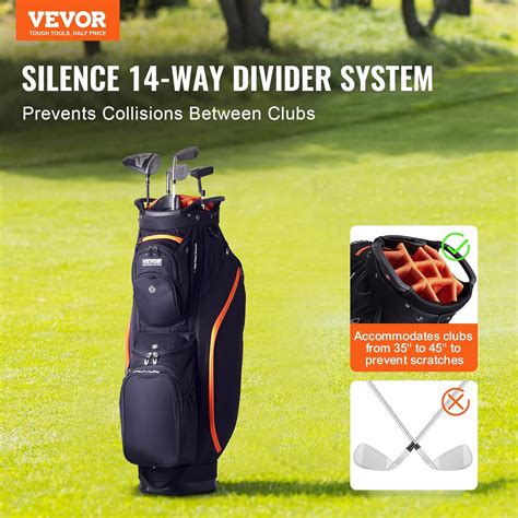 VEVOR Golf Cart Bag with 14 Way Organizer Divider India | Ubuy