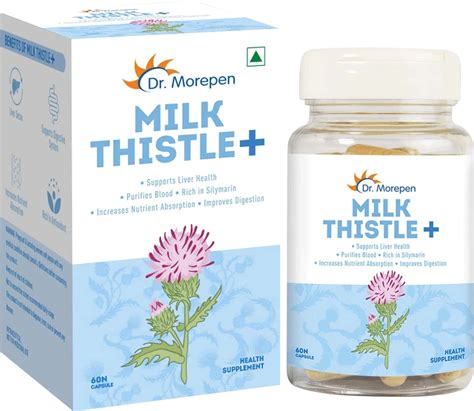 Buy DR. MOREPEN MILK THISTLE+ FOR LIVER DETOX, LIVER SUPPORT SUPPLEMENT ...