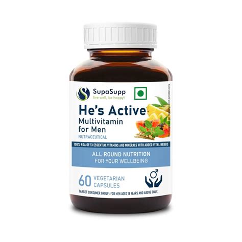 Sri Sri Tattva He's Active Multivitamin for Men : Amazon.in: Health ...