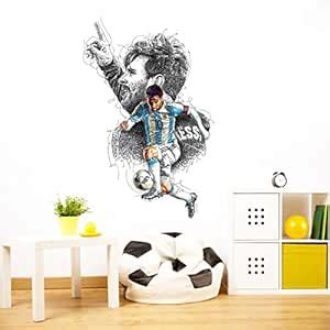 Art Kafe Messi 10 Wall Sticker : Amazon.in: Home & Kitchen