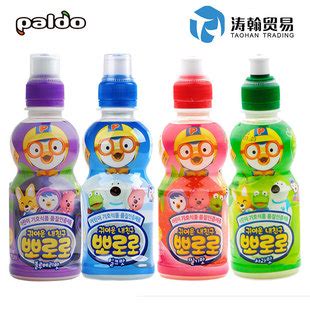 韩国进口啵乐乐饮料儿童果味乳酸菌饮料235ml*24瓶/箱多口味批发-阿里巴巴