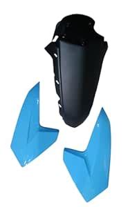 NTORQ 125 Race front mudguard MARINE BLUE MODEL 2024 : Amazon.in: Car ...