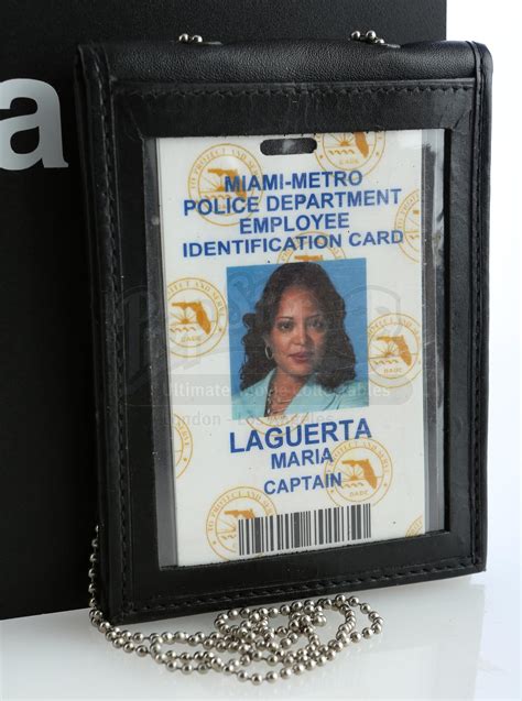 DEXTER (2006 - 2013) - Maria Laguerta's (Luna Lauren Vélez) Miami-Metro Id, Door Plaque and ...