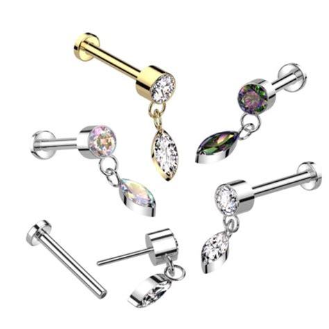 Image result for Threadless Jewelry Labret