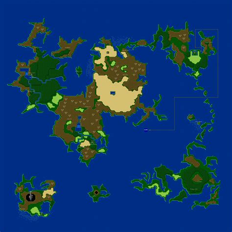 Final Fantasy II Game Maps - Ian-Albert.com