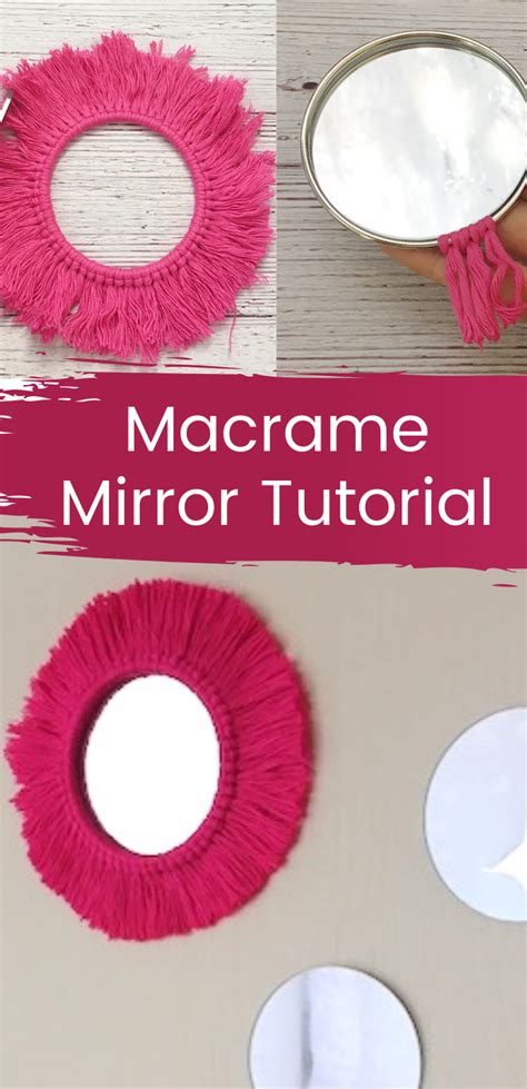 Image result for DIY Macrame Mirror Tutorial