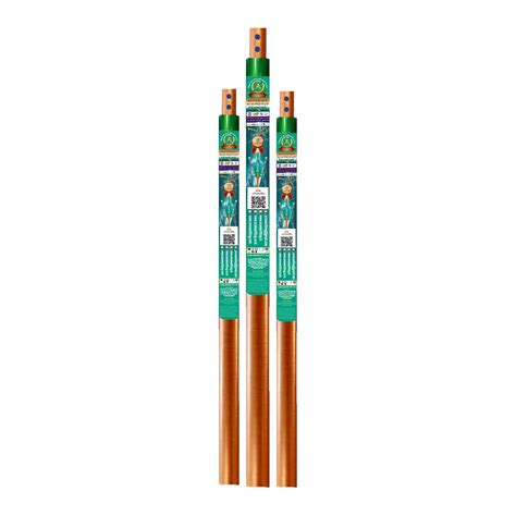 AVON Copper Bonded or Coated Earthing Electrode2M 50mm Diameter 1 M ...