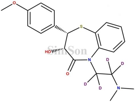 Desacetyl Diltiazem D4 | CAS No- 112259-40-2 | Simson Pharma Limited