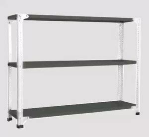 Premier New Slotted Angle 3Shelves Multipurpose Powder Coating Storage ...