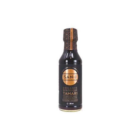 San-J Gold Label Organic Tamari Soy Sauce 296ml Gluten Free | Optimize ...