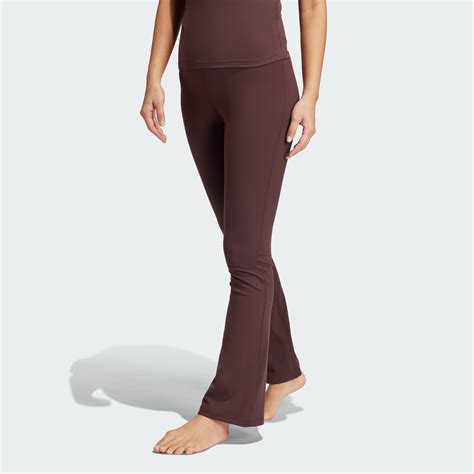 adidas Yoga Flared Pants - Brown | adidas UAE