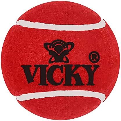 TENNEX Cricket Tennis Ball Yellow Heavy for Over Arm Cricket | Standard ...