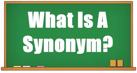 Synonym Definition 的图像结果