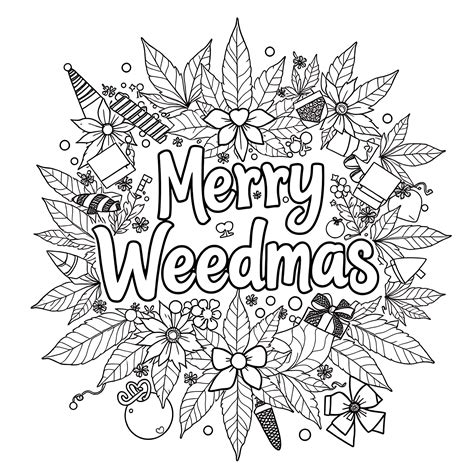 Best Cannabis Coloring Pages (Free Printable PDF)