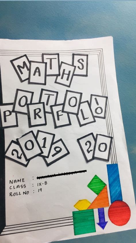 Image result for Portfolio Sample in Math