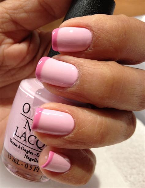 Pink on Pink French Manicure | SHINE SALON & SPA NAIL ART | Pinterest ...