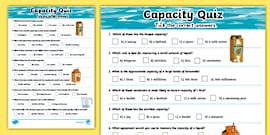 Length, Mass & Capacity Worksheet