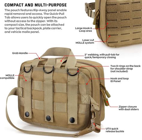 Buy LIVANS Tactical Molle Medical Pouch of Upgraded Size, First Aid ...