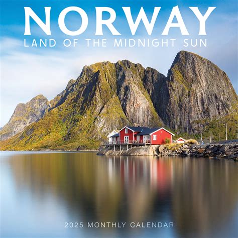 2025 Norway Wall Calendar - Marble City Press