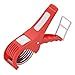 Amiraj Plastic Vegetable Cutter, White and Red : Amazon.in: Home & Kitchen