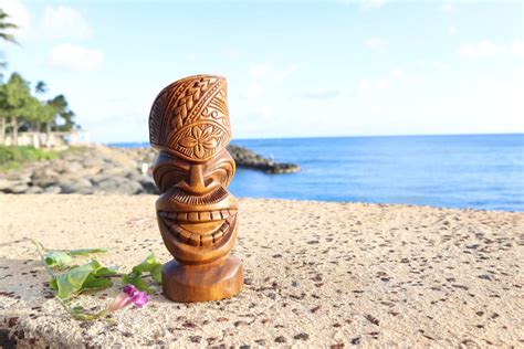 7 LONO TIKI, God of Goodluck and Happiness, Hawaiian Tiki God ...